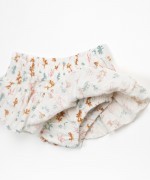 Cueca em tecido com estampado de algas | Textile Art