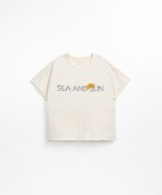 Camiseta de manga corta de algodn orgnico | Textile Art
