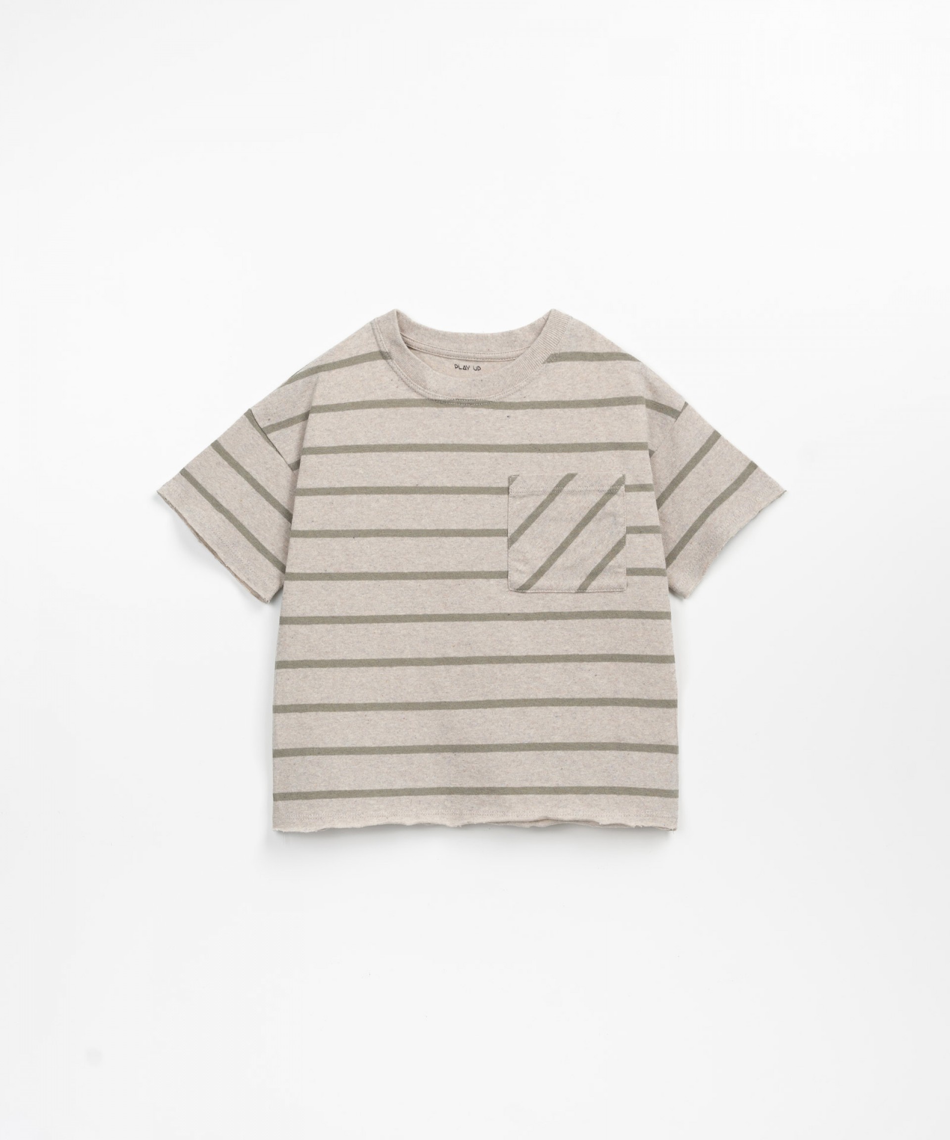 Camiseta con estampado de rayas | Textile Art