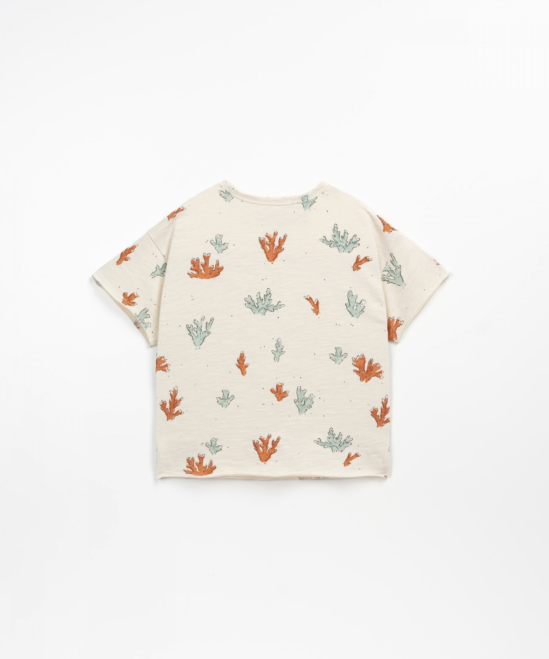 T-Shirt in cotone organico con stampa | Textile Art