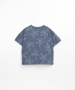 T-shirt avec un mlange de fibres naturelles et recycles | Textile Art