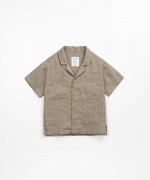 Camisa de lino con bolsillos | Textile Art