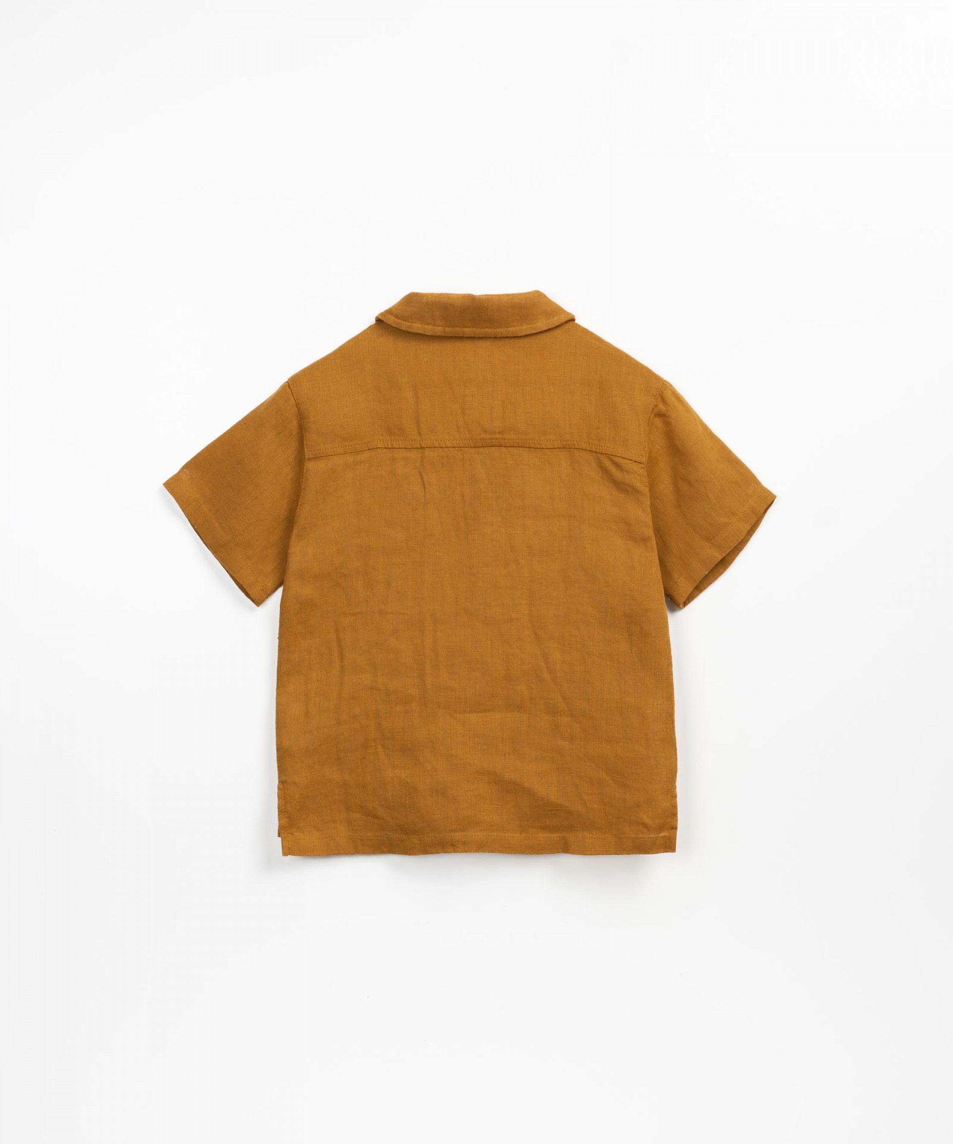 Camicia in lino con tasche | Textile Art