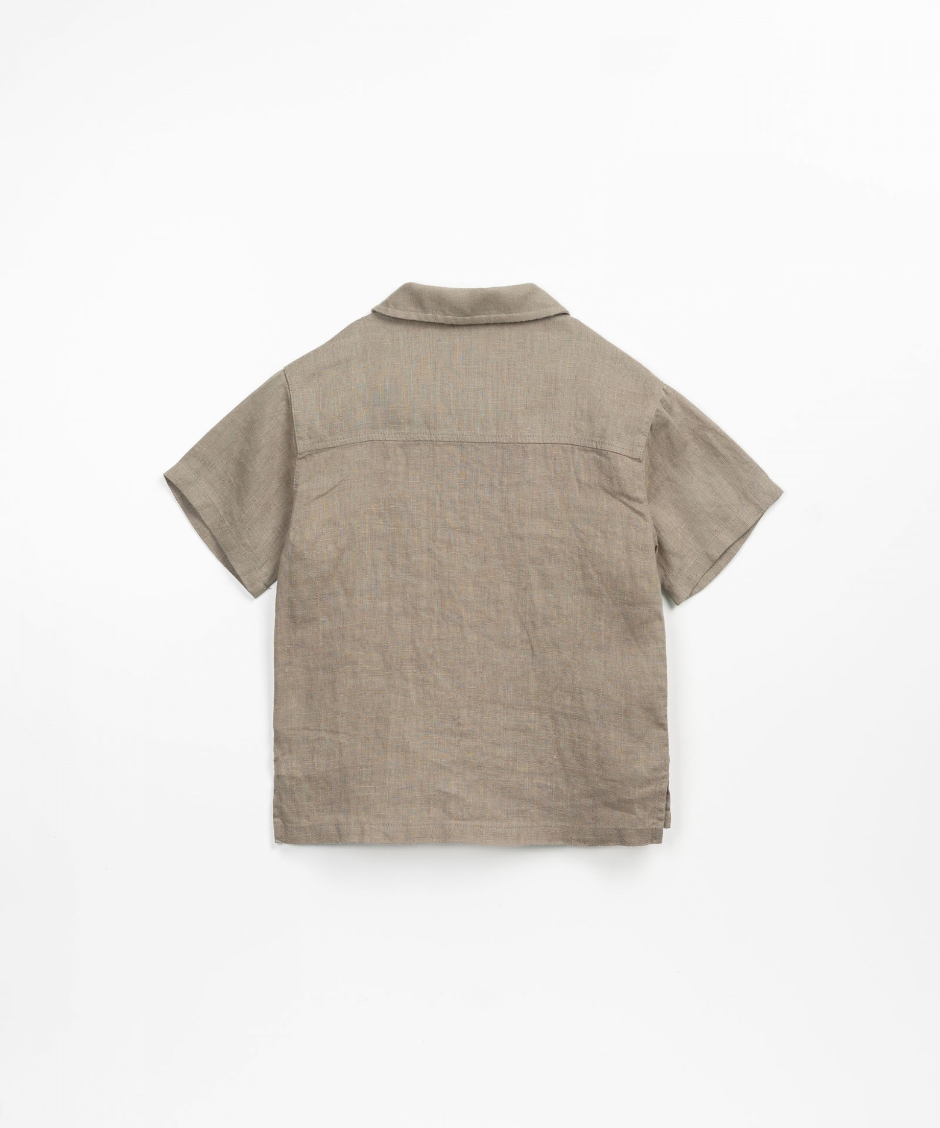Camisa de lino con bolsillos | Textile Art