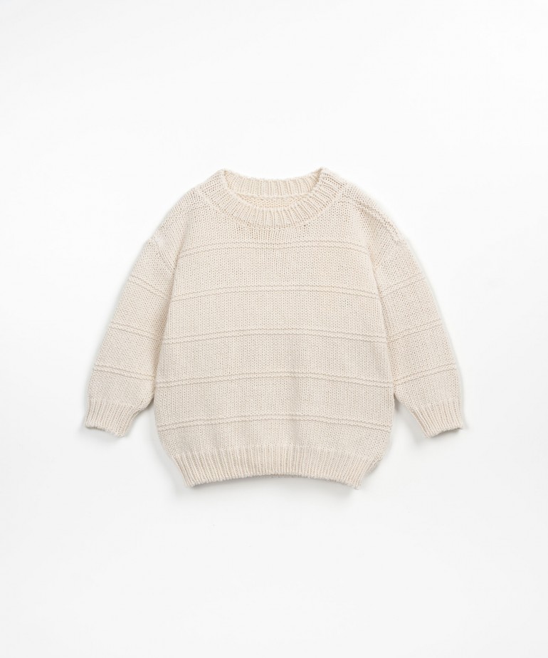 Camisola tricot com textura