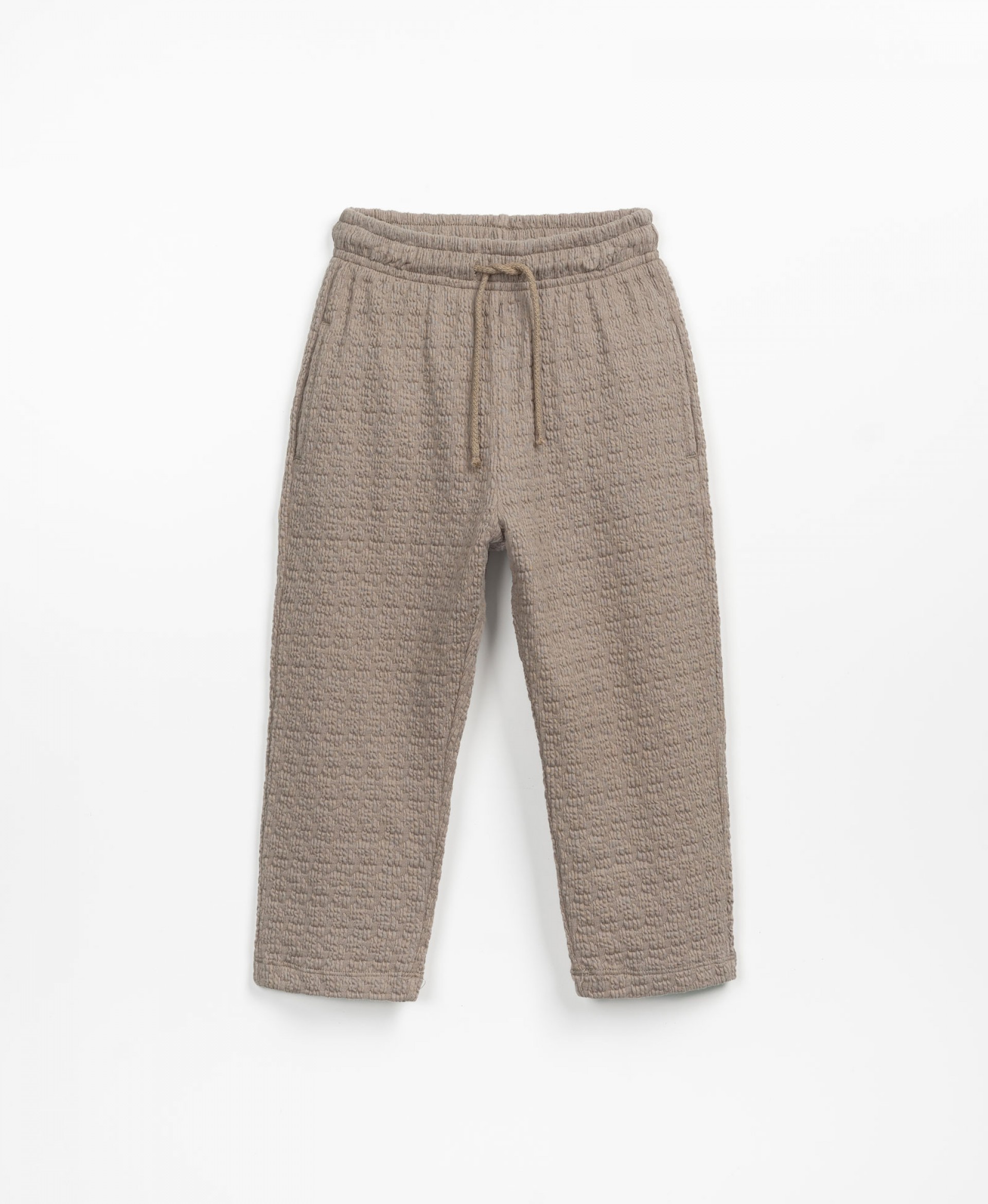 Textured jersey stitch trousers | Textile Art