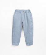 Pantalon en lin avec des poches | Textile Art