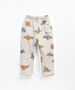 Trousers with stingray print | Textile Art