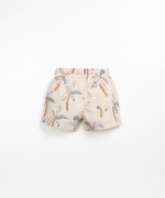 Swimming shorts with palm trees print | Textile Art