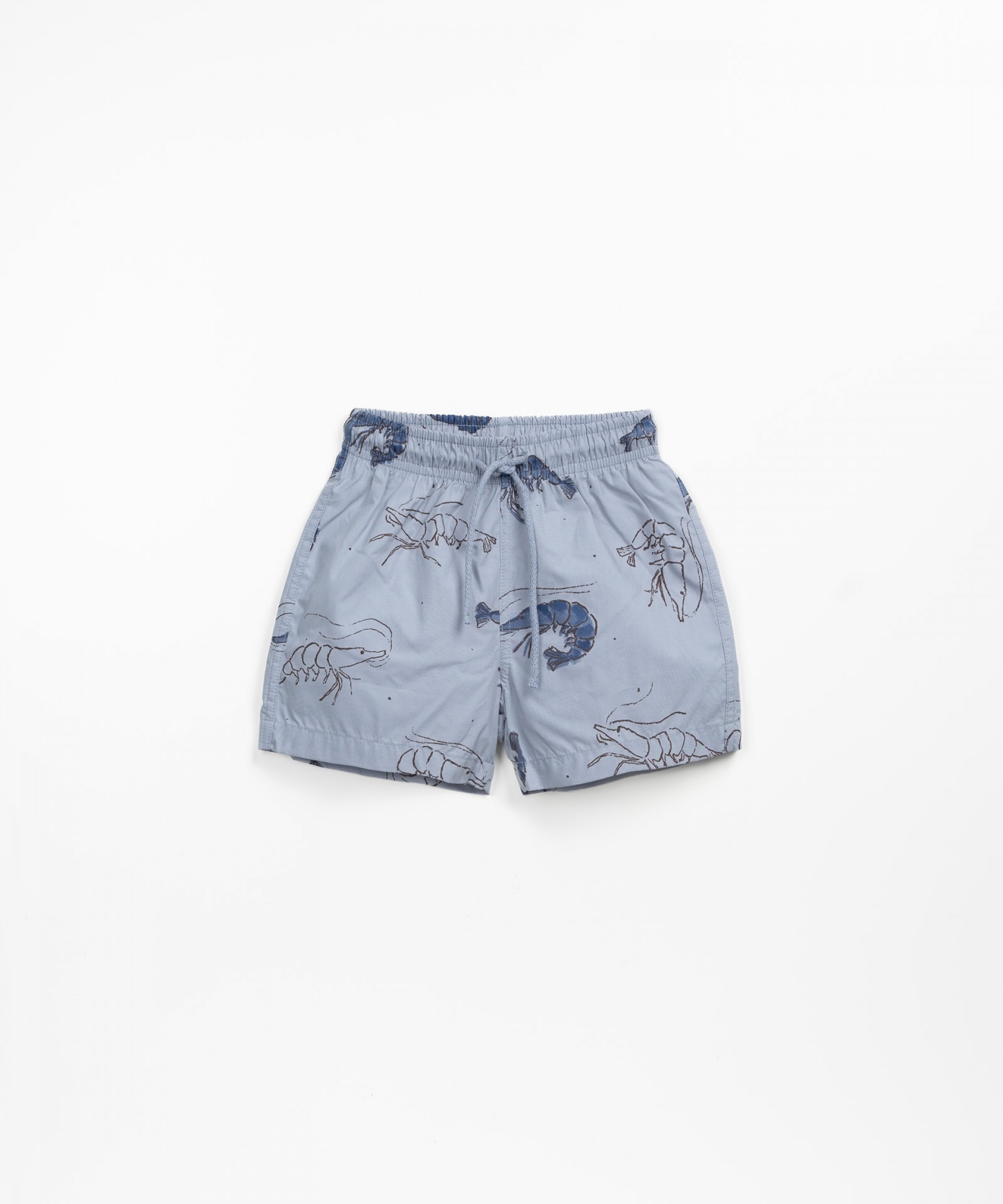 Swimming shorts with prawns print | Textile Art