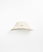 Cotton hat with brim | Textile Art