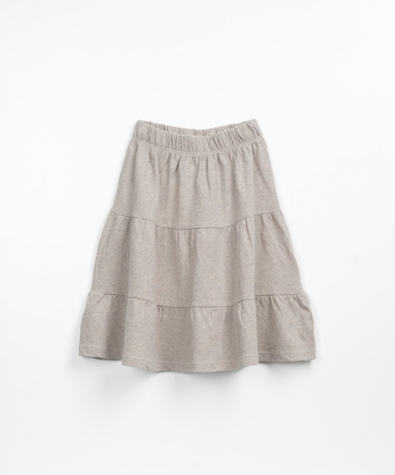 Jersey stitch skirt in Re(Play) fibre