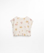 Camiseta con estampado de corales | Textile Art