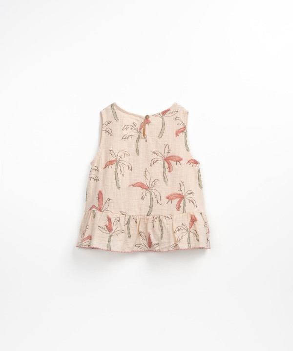 TUNICA IN TESSUTO CON STAMPA