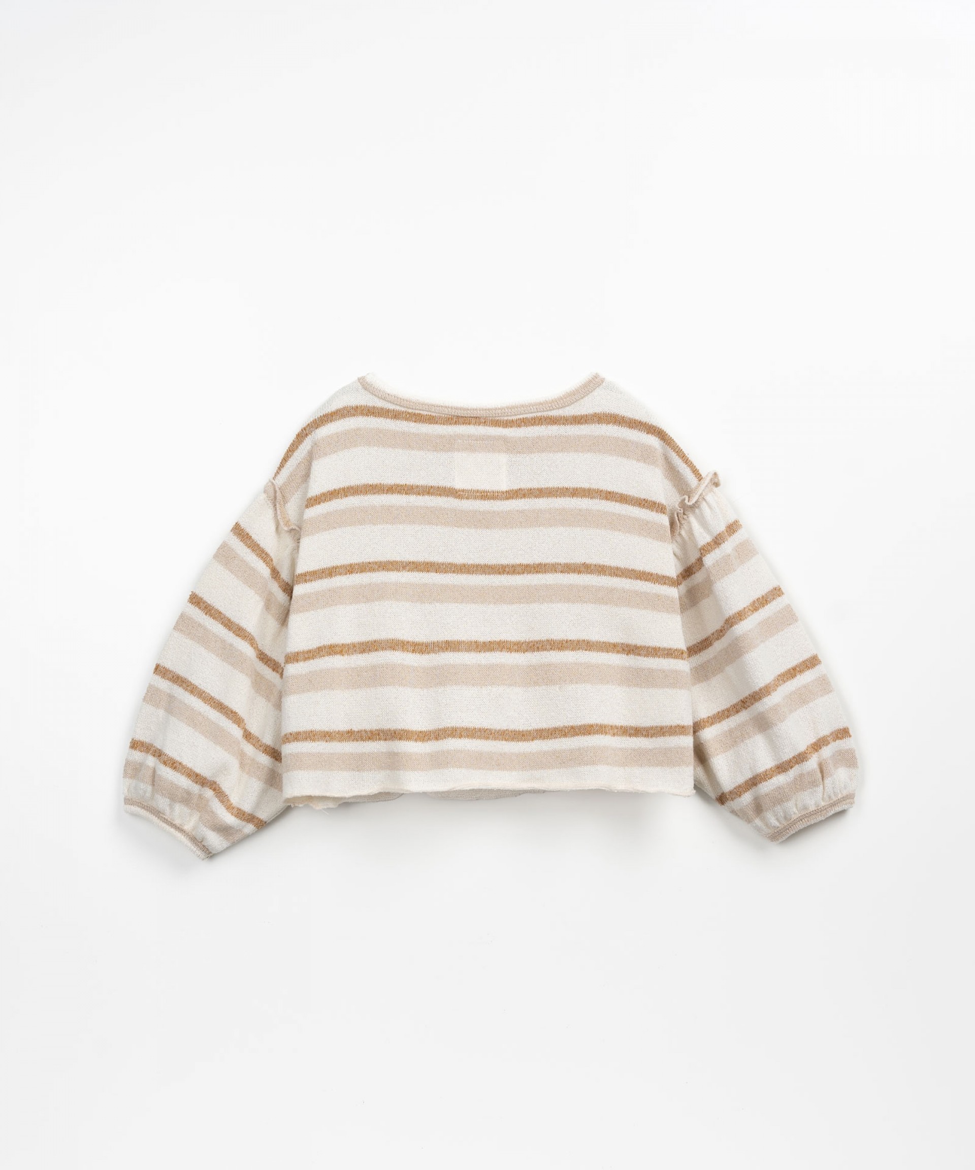 Striped cropped sweater | Textile Art