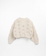 Knitted cardigan made of recycled fibres | Textile Art