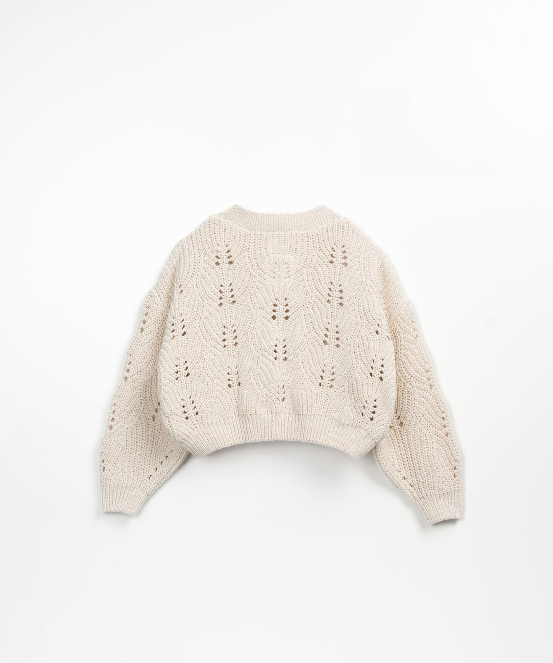 Cardigan en tricot avec des fibres recycles | Textile Art