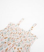 Dress with elastic on the chest | Textile Art