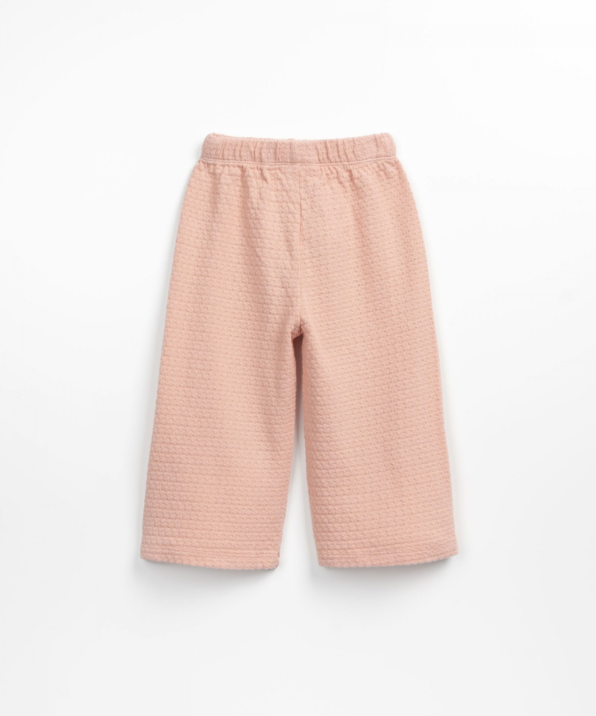 Pantalon en maille texture en coton biologique | Textile Art