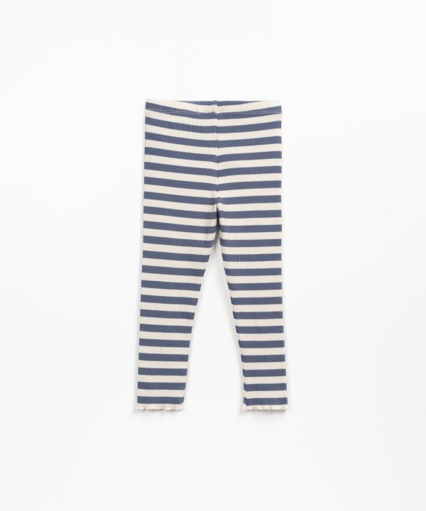 LEGGING RIB A RIGHE