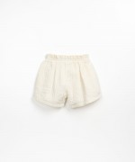 Woven shorts with elastic waist | Textile Art