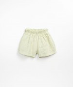 Woven shorts with elastic waist | Textile Art
