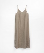 Linen dress with straps | Textile Art