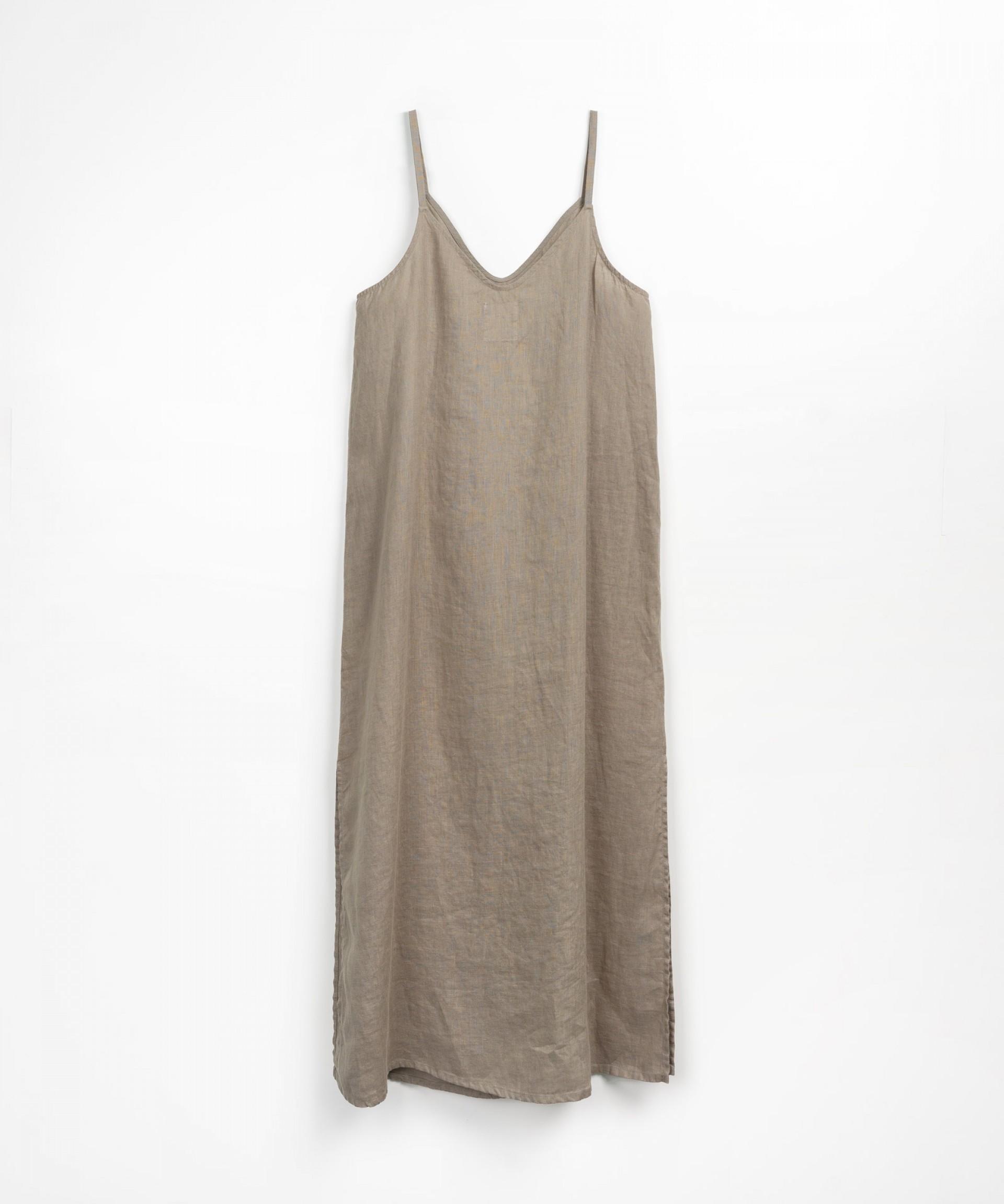 Linen dress with straps | Textile Art