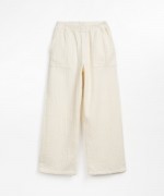 Pantaloni di cotone con tasche sul davanti | Textile Art