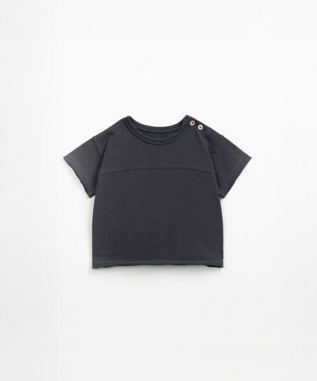 T-shirt in organic cotton and recycled cotton