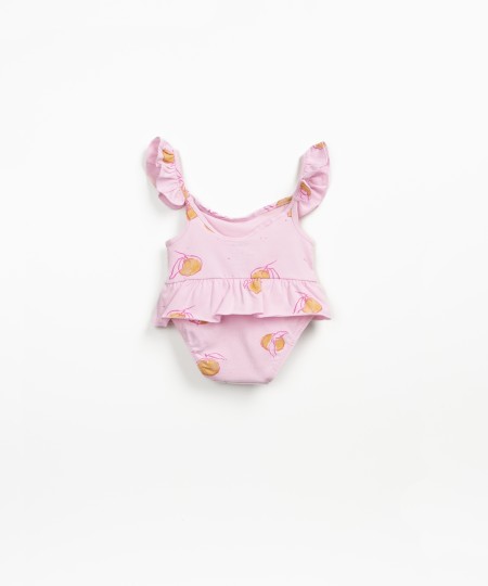 Maillot de bain avec imprimé d'oranges