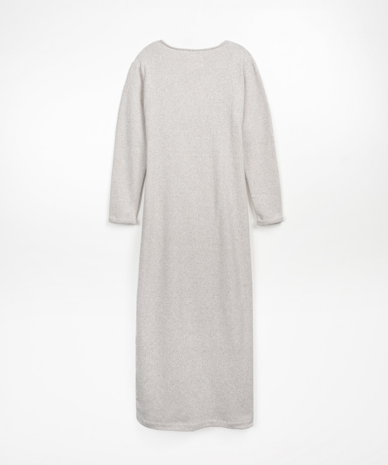 Abito in maglia con fibre riciclate