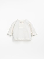 T-shirt in mixture of organic cotton and recycled cotton 