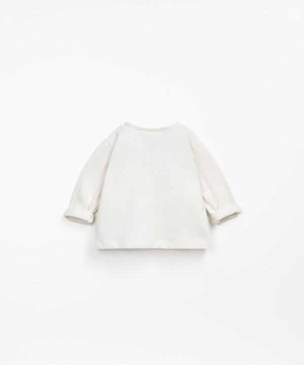 T-shirt in mixture of organic cotton and recycled cotton 