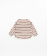 Striped jersey t-shirt | Wooden Memories