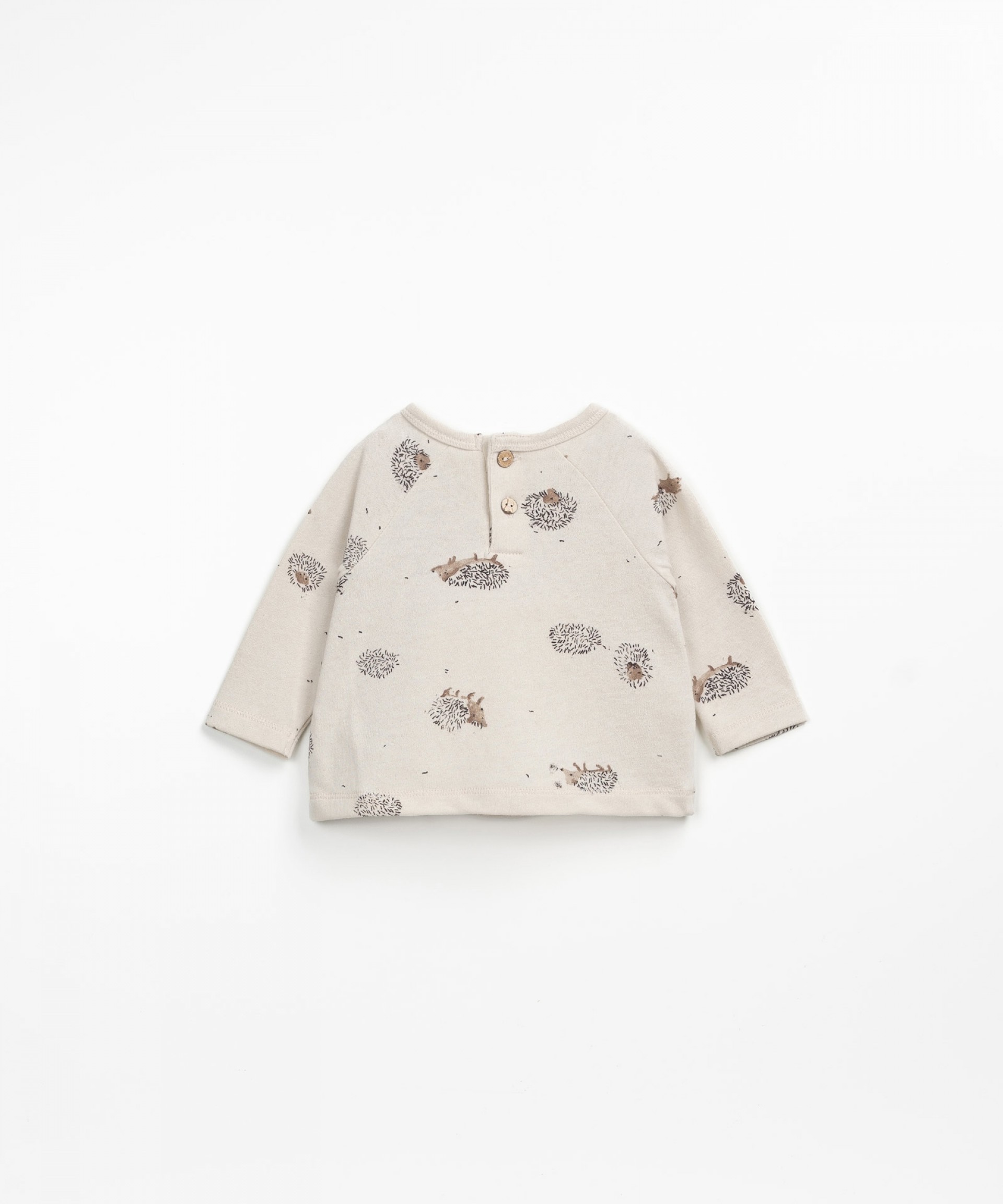 Jersey t-shirt with hedgehog print | Wooden Memories