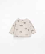 Jersey t-shirt with hedgehog print | Wooden Memories