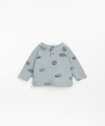 Jersey t-shirt with hedgehog print | Wooden Memories