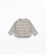 Striped jersey t-shirt | Wooden Memories