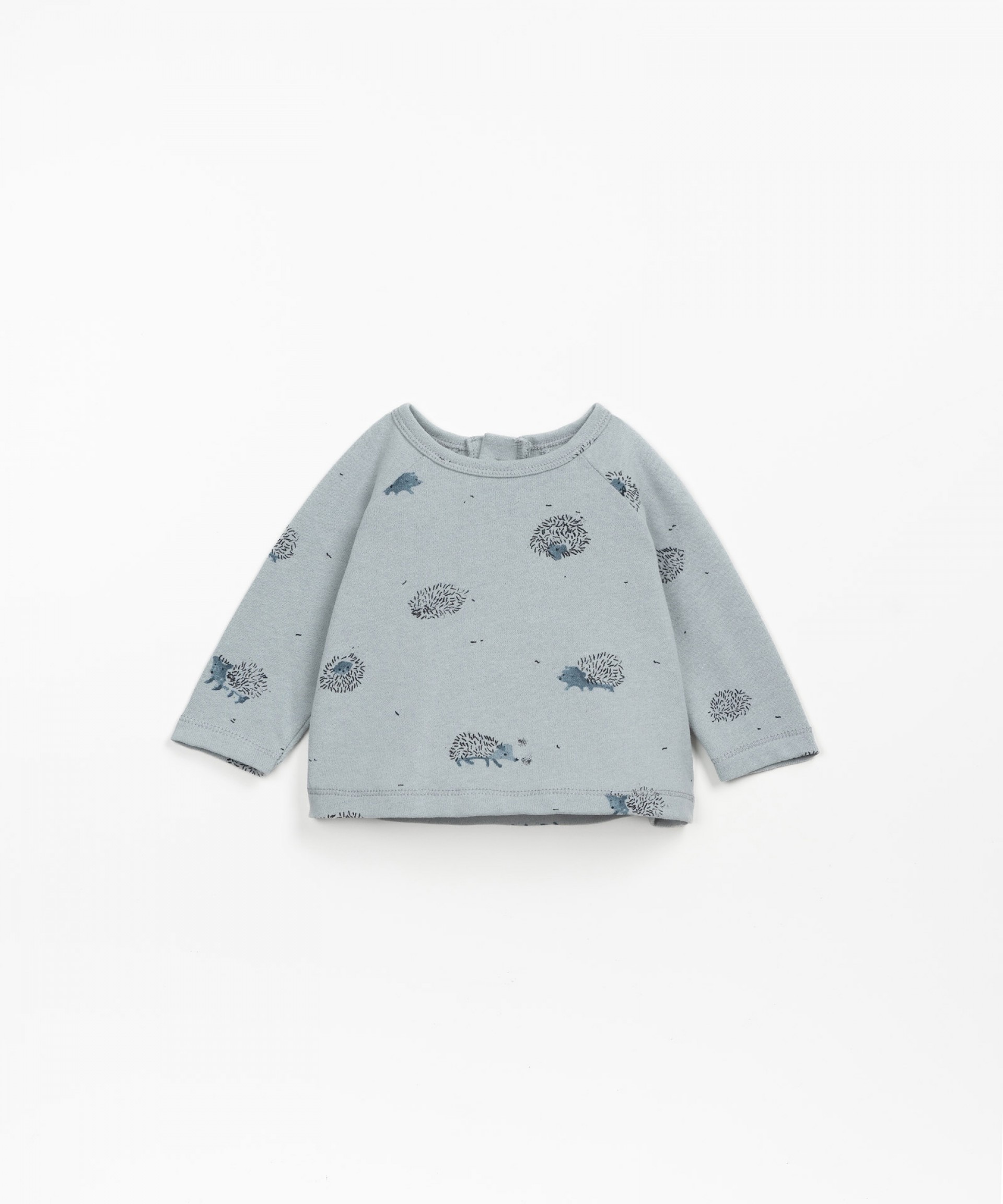 Jersey t-shirt with hedgehog print | Wooden Memories