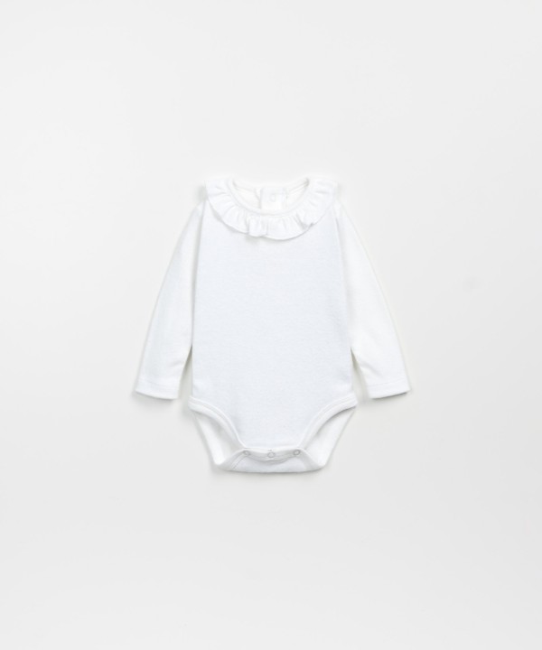 Body de malha em algod�o org�nico e algod�o reciclado