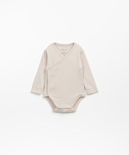 Body crois� en coton biologique et coton recycl�