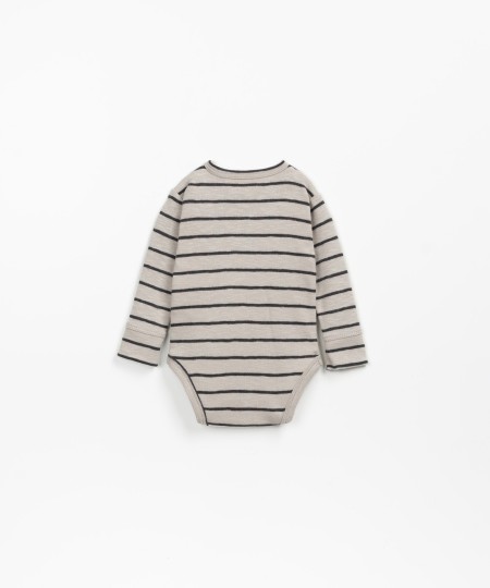 Body de algodón orgánico a rayas