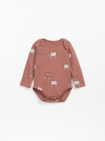 Bodysuit with sheep print