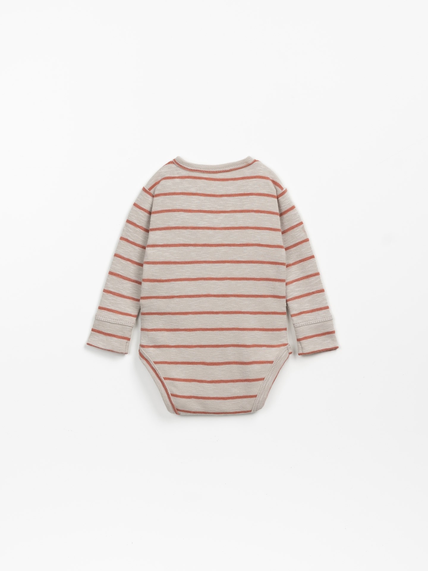 Striped bodysuit in organic cotton