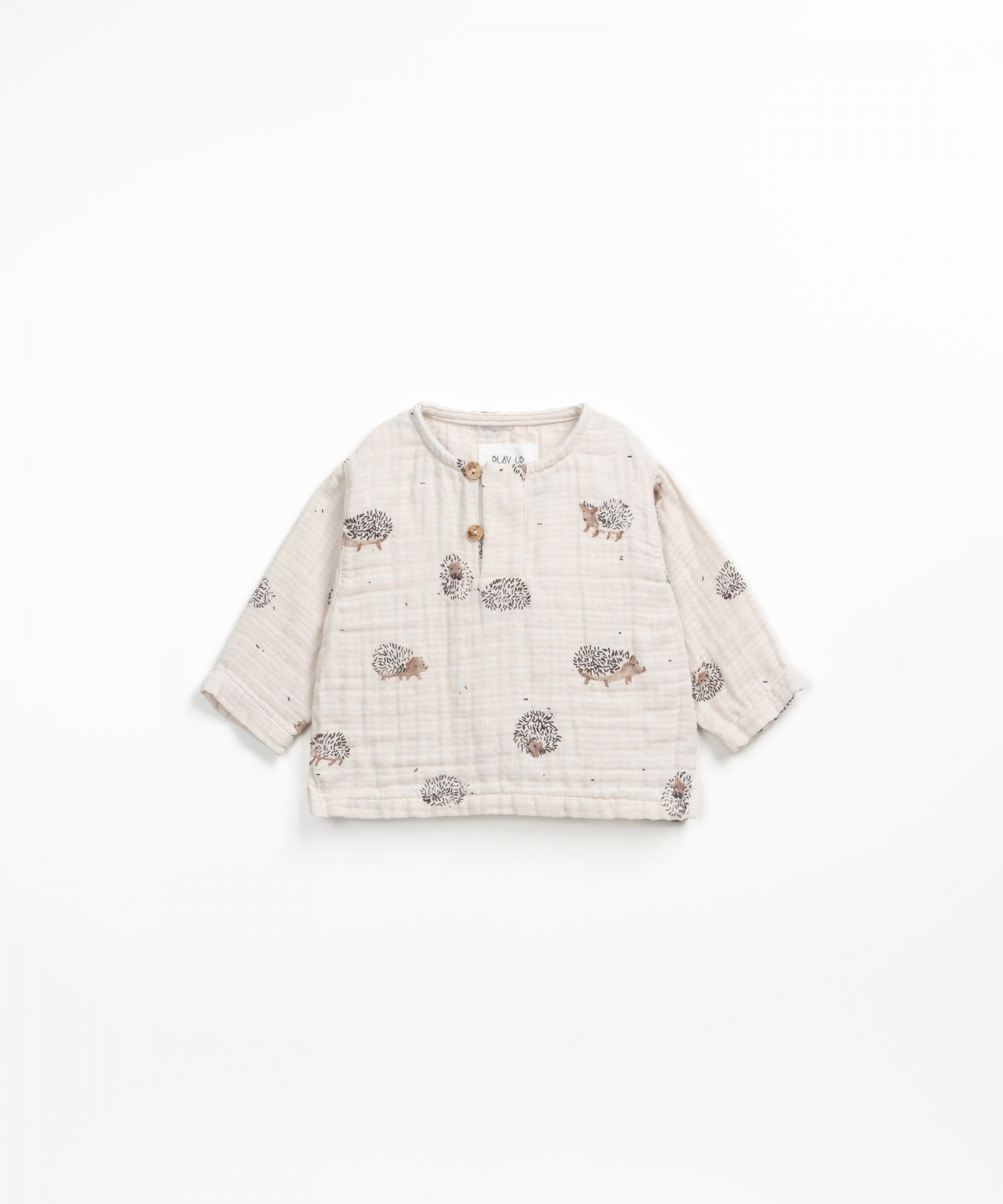 Blusa em tecido de algodo orgnico | Wooden Memories