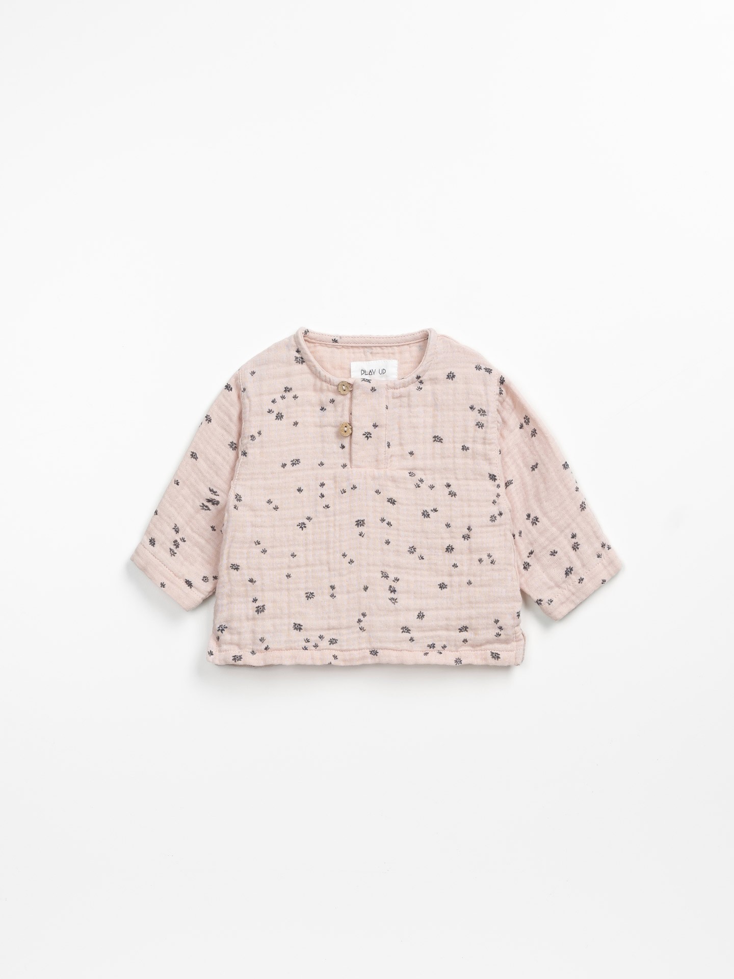 Blusa com estampado de flores