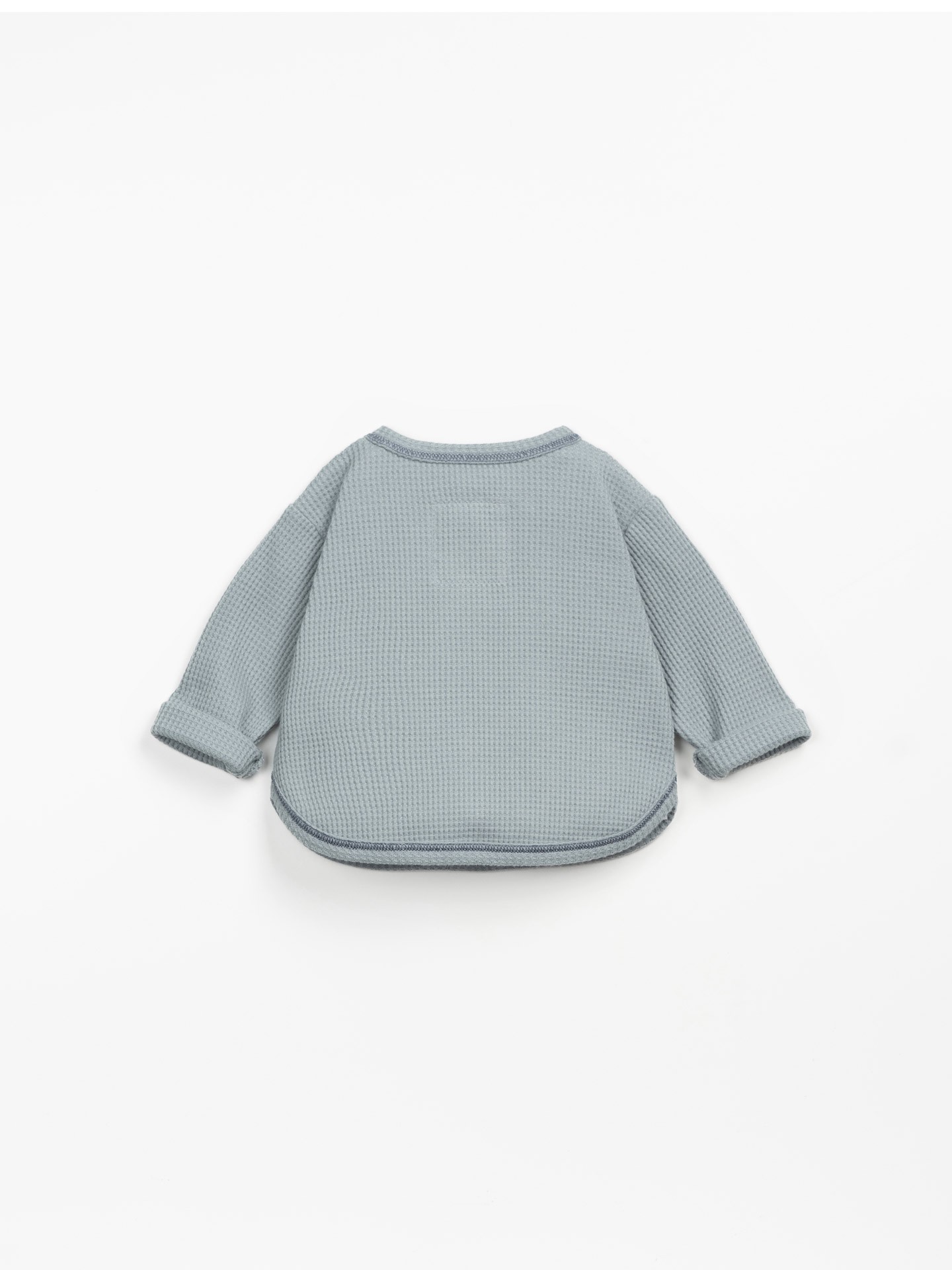 Sweat en maille texturée avec un mélange de fibres naturelles