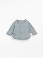 Interlock sweater with a mixture of natural fibers