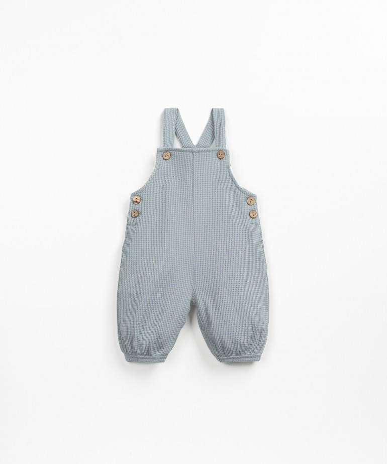 Interlock jumpsuit with natural fibers